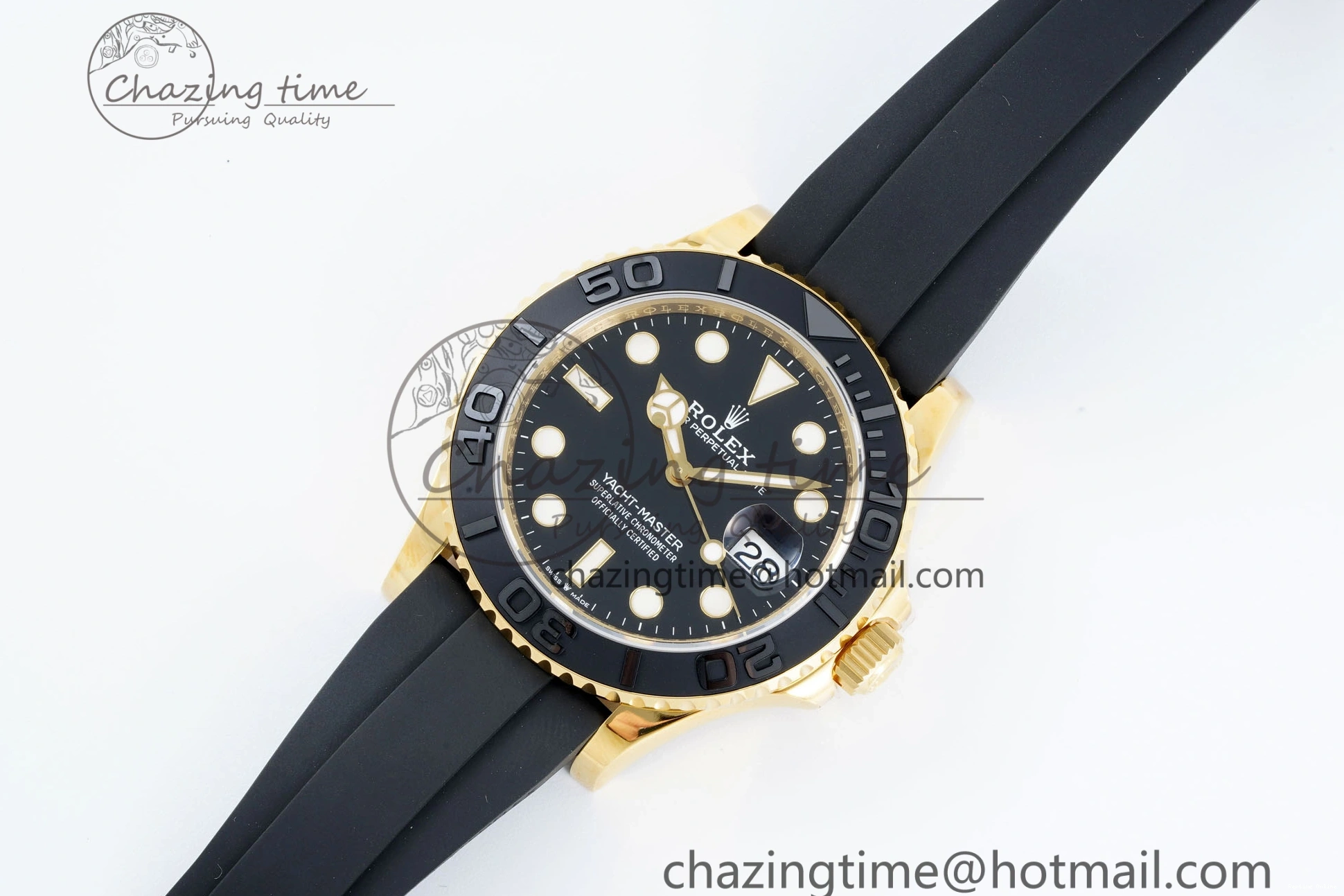 0211 Breathable Yacht-Master 42mm 226658 VSF 1:1 Best Edition 3D Black Ceramic Bezel on Black Rubber Strap VS 2097